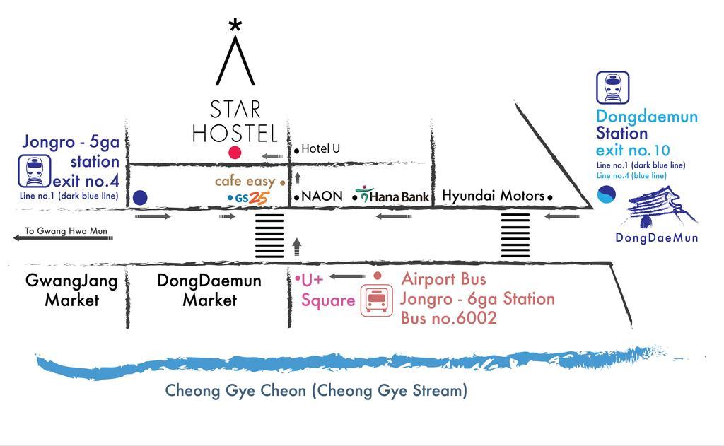 Star Hostel Seoul Dongdaemun Exterior photo